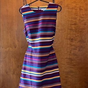 Calvin Klein striped scuba dress size 10